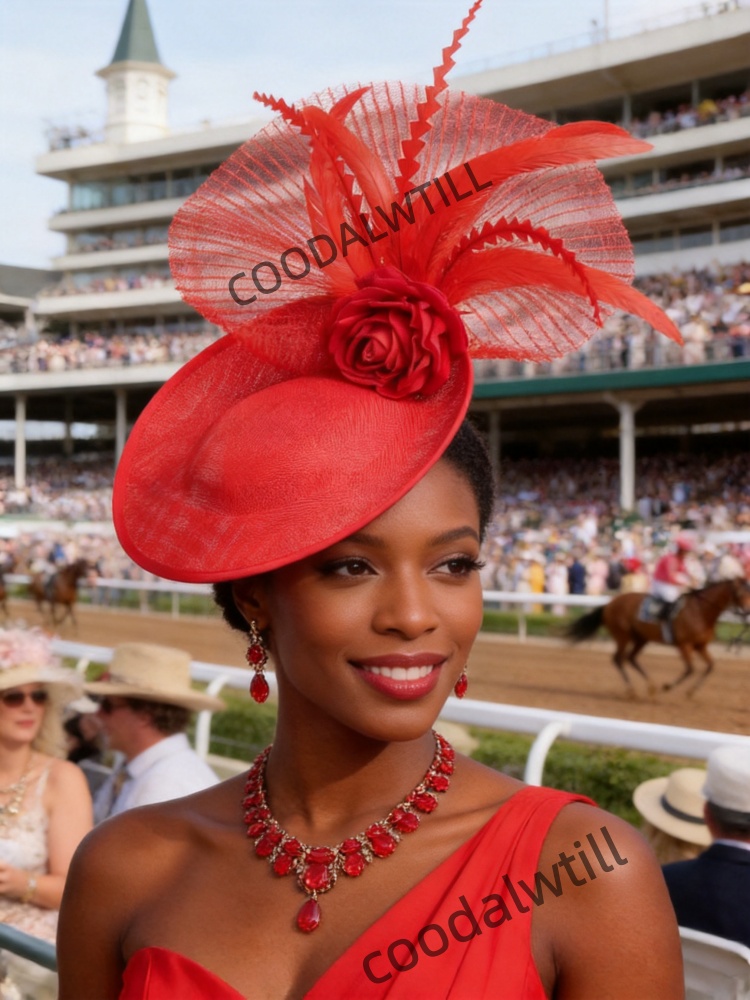 Women'S Fashion Kentucky Derby - Copricapo per Corse di Cavalli Derby,