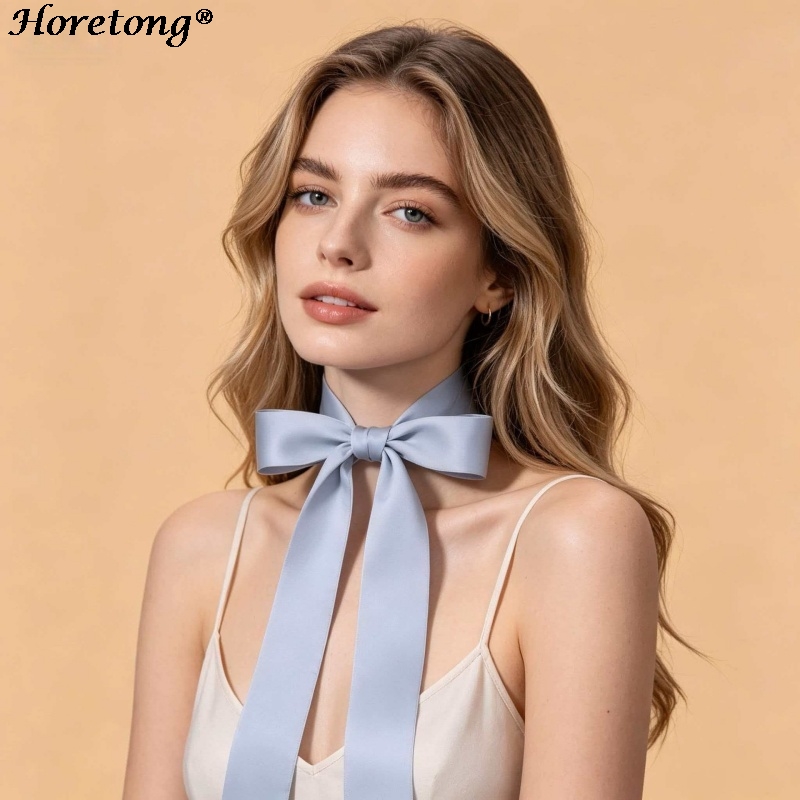 Women Fashion Necktie - Horetong 2026 Nuova Sciarpa in Raso