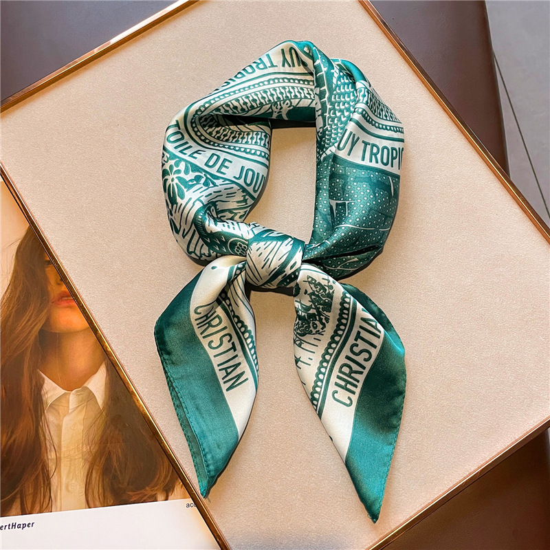 Women Fashion Necktie - Fazzoletto in raso di seta con