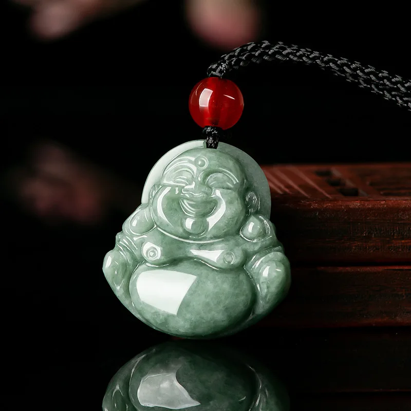 Women'S Fashion Jewellery - Ciondolo in giadeite birmana verde con
