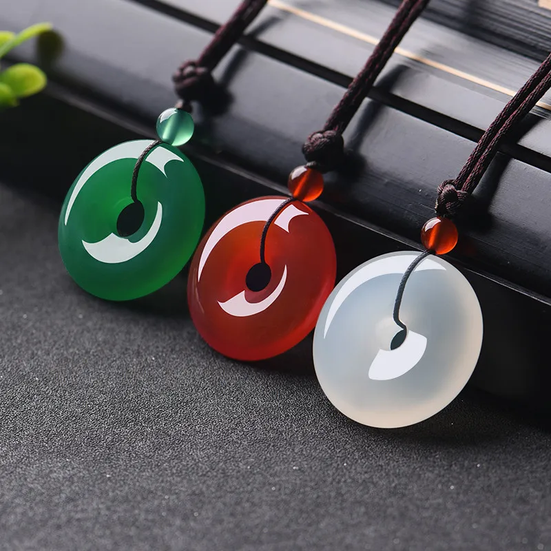 Women'S Fashion Jewellery - Collana con ciondolo a ciambella in