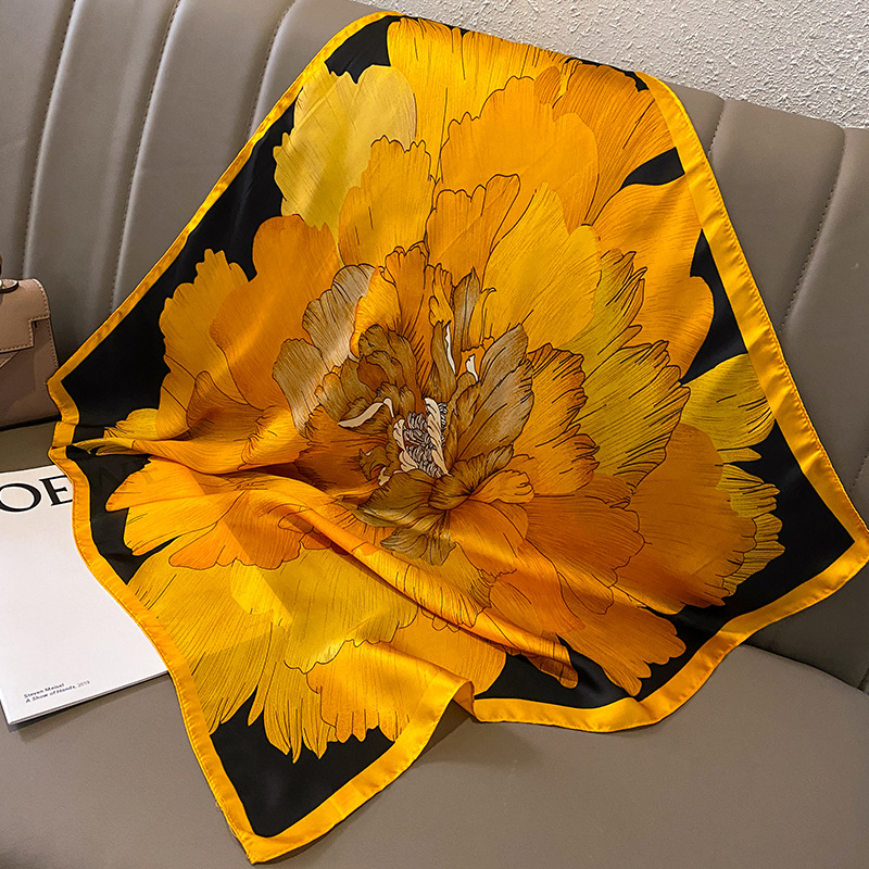 Women Fashion Necktie - Stampa 70cm fazzoletto in raso di