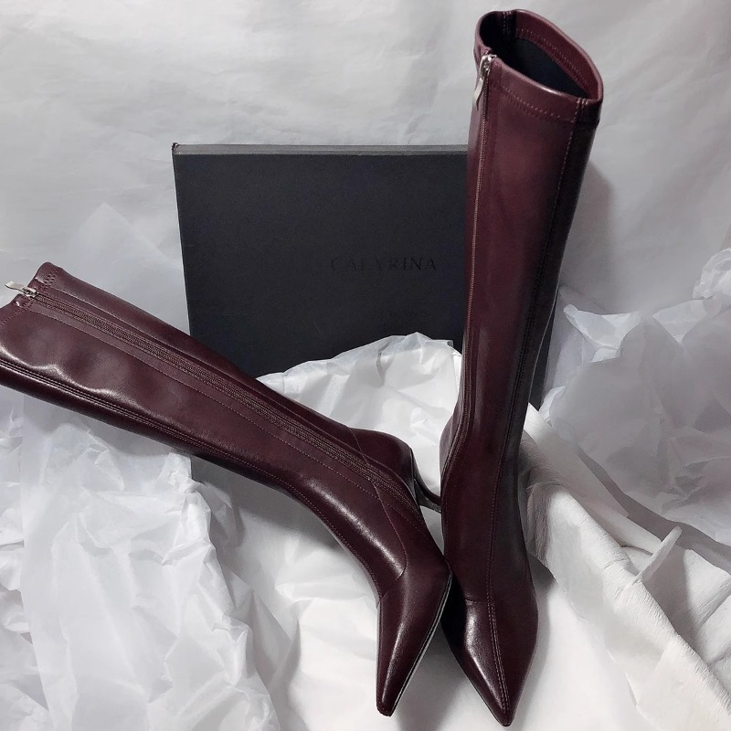 Women'S Fashion Knee High Boots - Stivali Autunnali Nuovi Stilettini alla Moda