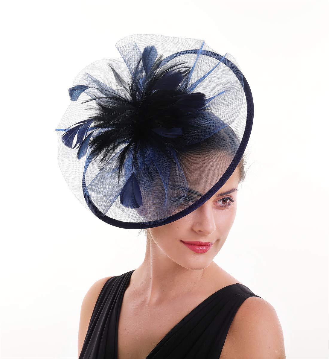 Cappello Fascinator di piume d - Women'S Fashion Kentucky Derby recensione e prezzo
