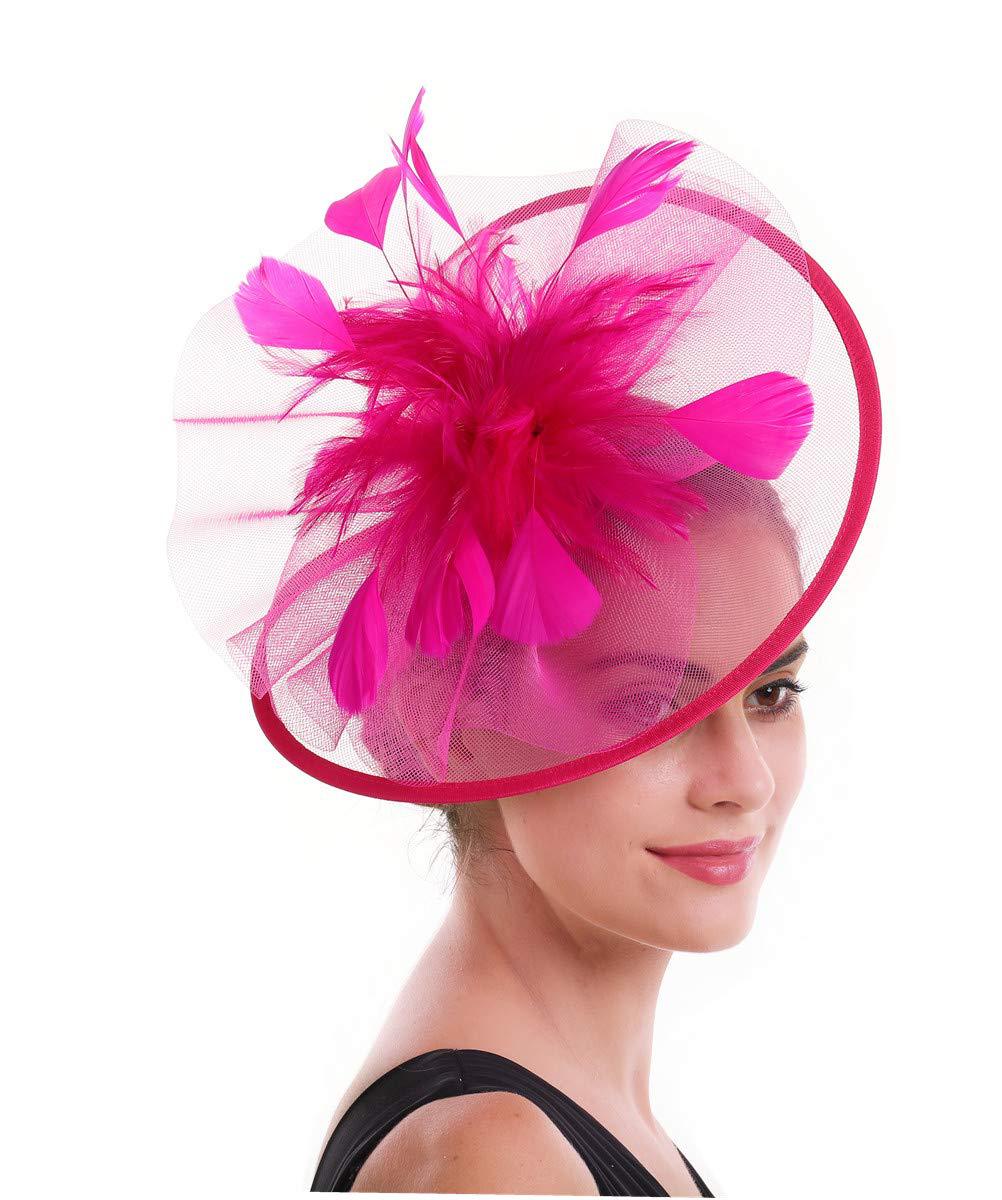 Cappello Fascinator di piume d - Women'S Fashion Kentucky Derby recensione e prezzo