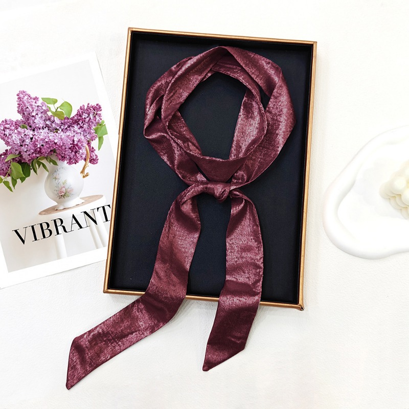 Sciarpa sottile e lucida da do - Women Fashion Necktie recensione e prezzo