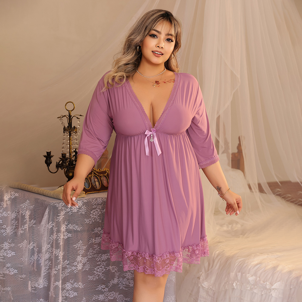 Camicia da Notte Plus Size da  - Lace Trim Cami recensione e prezzo