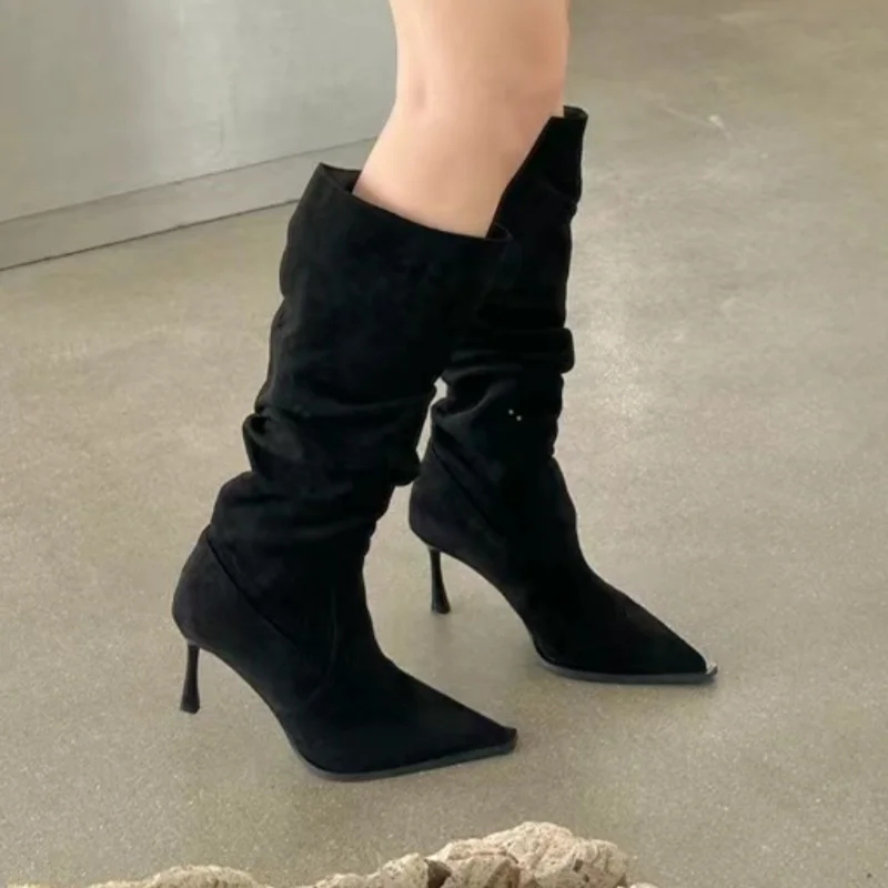 Stivali da passeggio con tacco - Women'S Fashion Knee High Boots recensione e prezzo