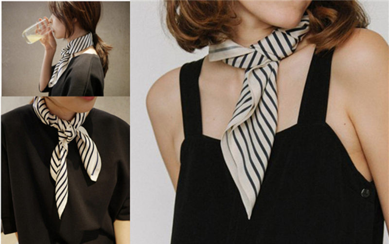 Sciarpe quadrate con cornice c - Women Fashion Necktie recensione e prezzo